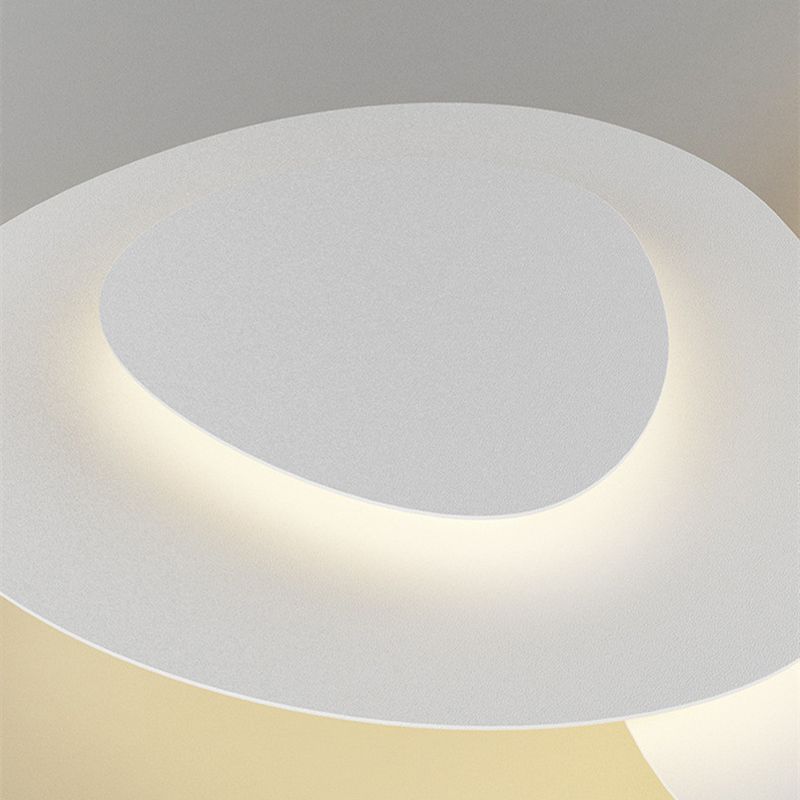 Arisha Plafoniera Moderna in Metallo Bianco