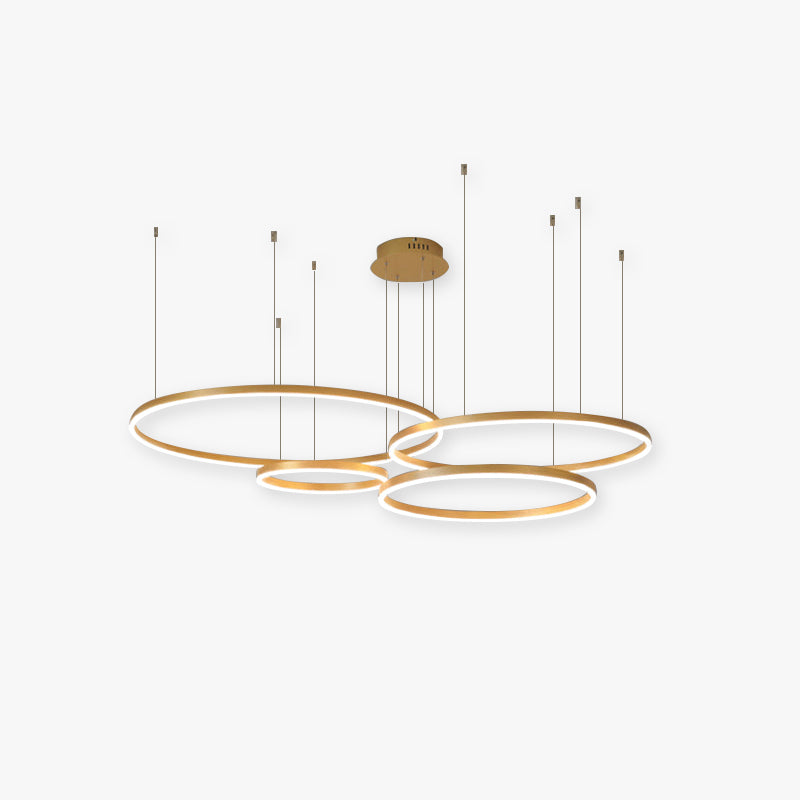 Arisha – Lampada a sospensione LED ad anelli