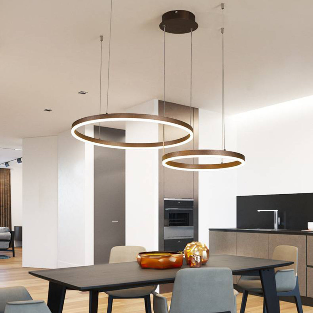 Arisha – Lampada a sospensione LED ad anelli – dettaglio 22