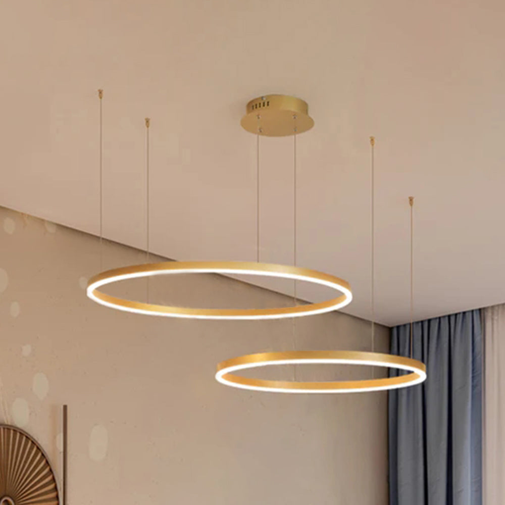 Arisha – Lampada a sospensione LED ad anelli – dettaglio 24