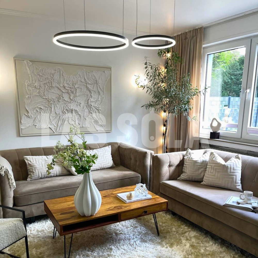 Arisha – Lampada a sospensione LED ad anelli – dettaglio 37