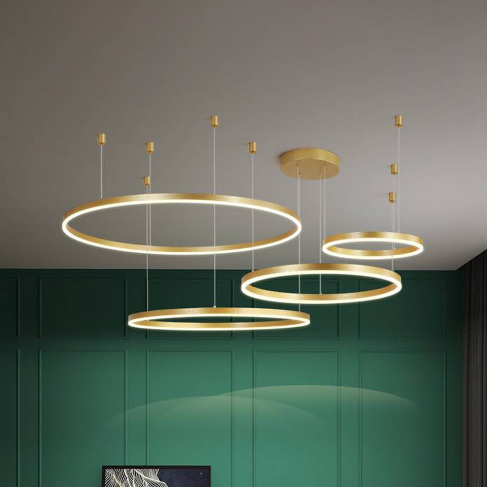 Arisha – Lampada a sospensione LED ad anelli – dettaglio 20