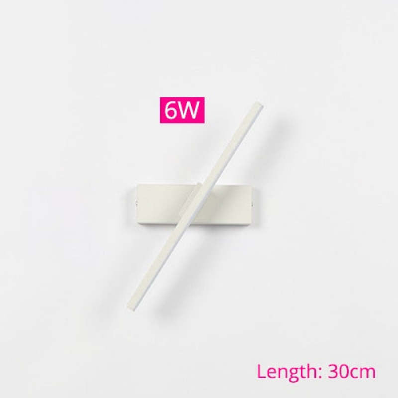 Arisha  Moderna LED Applique Nero/Bianco Girevole Camera da Letto Soggiorno