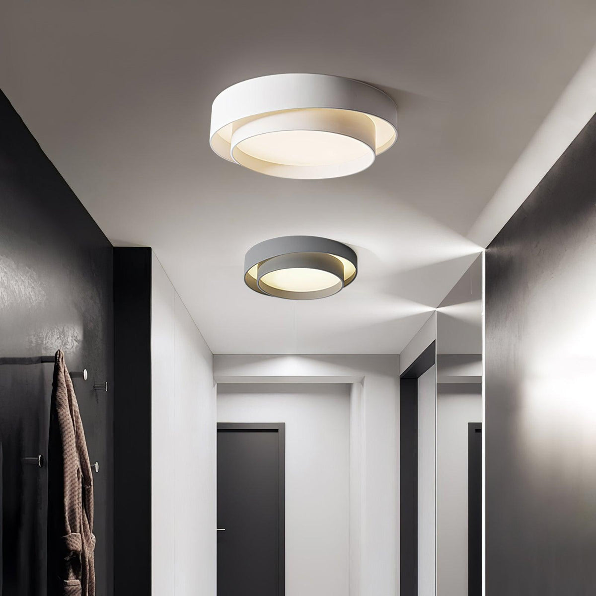 Arisha – Plafoniera LED a doppio anello – dettaglio 5