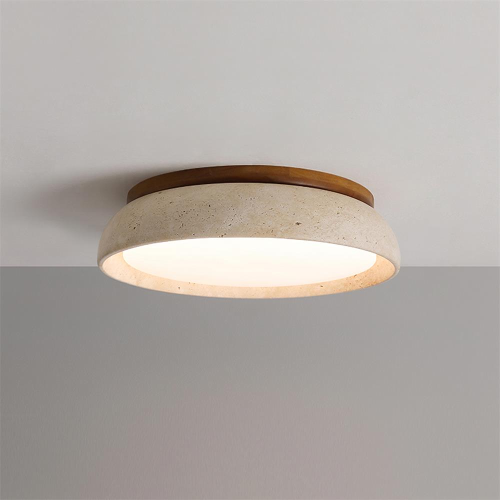Ritta – Plafoniera LED in travertino – dettaglio 16
