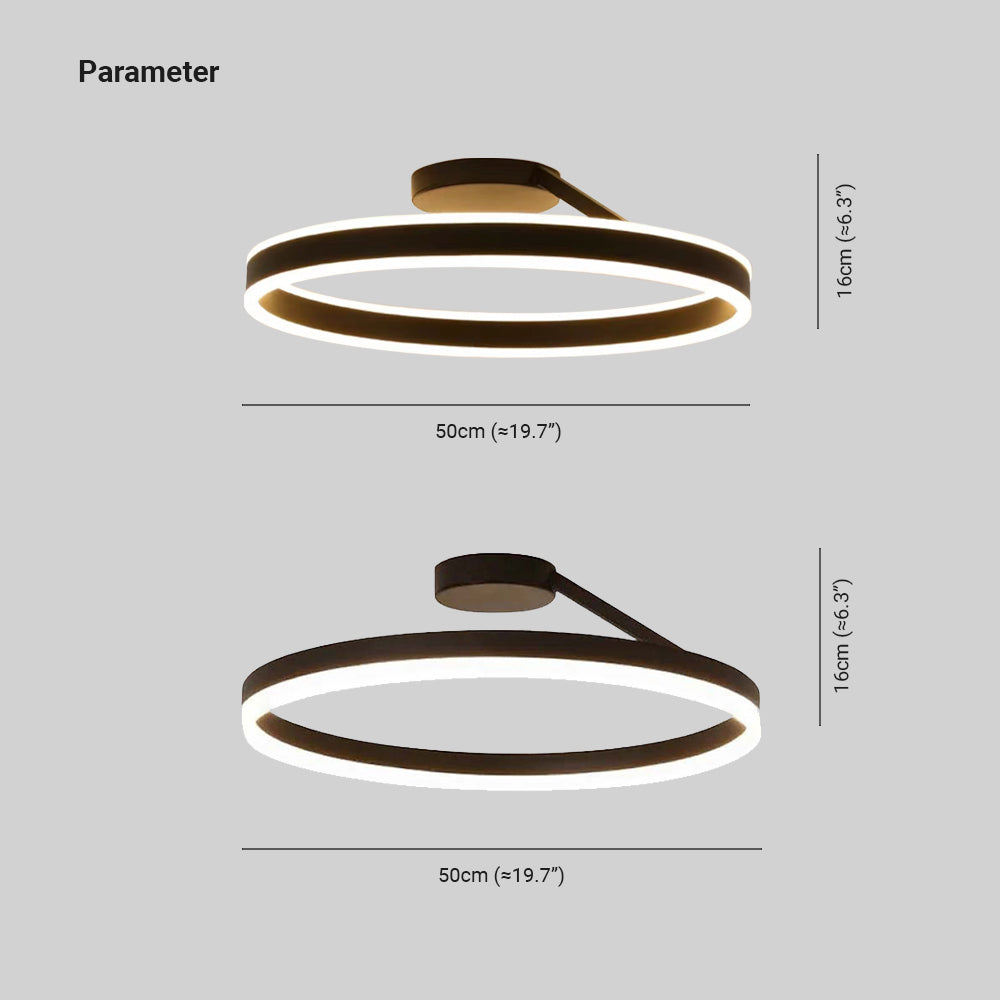 Arisha Minimalismo LED Squillo Plafoniere